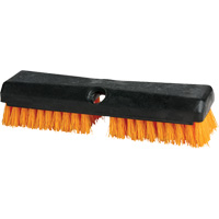Brosse de nettoyage, 10" l, Soies Polypropyl&egrave;ne, Noir/Rouge Industrial Sales