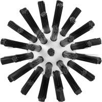 Brosse de nettoyage, Soies Ferme, Longueur de 5-7/10", Noir Industrial Sales