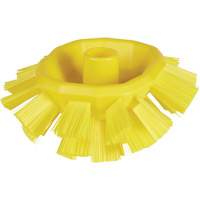 Brosse UST pour cuves, Soies Ferme, Longueur de 7-1/2", Jaune Industrial Sales