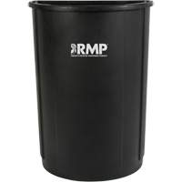 Poubelle demi-ronde, Poly&eacute;thyl&egrave;ne, 21 gal. US Industrial Sales