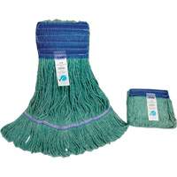 Wide-Band Mop Head, Antimicrobial/Floor Finishing/Specialty, Cotton/Rayon/Synthetic, Loop Style Industrial Sales