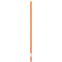 Manche, Balai/Brosse/Vadrouille &agrave; &eacute;pousseter/Support &agrave; tampon/Grattoir/Raclette/Vadrouille humide, Orange, T&eacute;lescopique, 62" - 109-2/5" lo Industrial Sales