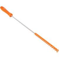 Tube Brush, Stiff Bristles, 19-7/10" Long, Orange Industrial Sales