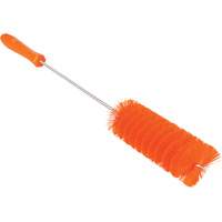 Tube Brush, Medium Bristles, 19-7/10" Long, Orange Industrial Sales
