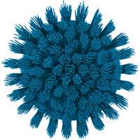 HyDrive Round Drill Brush, Extra Stiff Bristles, 3-1/10" Long, Blue Industrial Sales