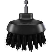 HyDrive Round Drill Brush, Extra Stiff Bristles, 3-1/10" Long, Black Industrial Sales