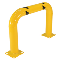 Garde-corps &agrave; profil &eacute;lev&eacute; pour machines, 3' la x 2' h, Jaune Industrial Sales