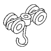 Rouleau double en acier pour rail de roulement de murs-rideaux Industrial Sales