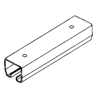 Rail de roulement pour murs-rideaux, 10' lo Industrial Sales
