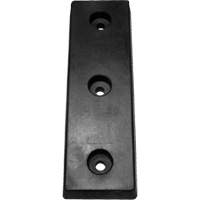 Molded Rubber Dock Guards, Rubber, 30" W x 4" D x 10" H Industrial Sales