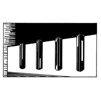 Extruded Rubber Dock Fenders, Rubber, 4-1/2" W x 12" L x 3-3/4" D Industrial Sales