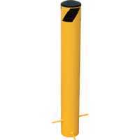 Bornes &agrave; couler, Acier, 35" h x 5-9/16" la, Jaune Industrial Sales