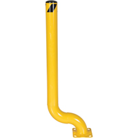 Borne d&eacute;sax&eacute;e, Acier, 54" h x 4-1/2" la, Jaune Industrial Sales