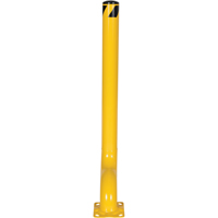 Borne d&eacute;sax&eacute;e, Acier, 54" h x 4-1/2" la, Jaune Industrial Sales