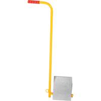 Aluminum Wheel Chock With Handle, 7" W x 11-7/8" D x 7-11/16" H Industrial Sales
