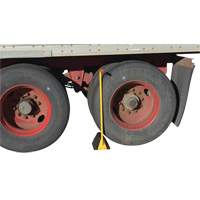 Ergo Handle Wheel Chock, 9-1/4" x 8" x 6", Black Industrial Sales