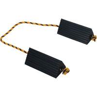Airline Wheel Chock, 5" x 10" x 4-1/2", Black Industrial Sales