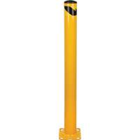 Butoir, Acier, 48" h x 4-1/2" la, Jaune Industrial Sales