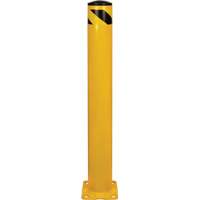 Butoir de s&eacute;curit&eacute;, Acier, 42" h x 5-1/2" la, Jaune Industrial Sales