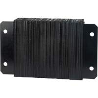 Laminated Dock Bumpers, Horizontal, Rubber, 18" W x 4" D x 12" H Industrial Sales