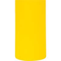 Polyethylene Bollard Cover, 4-1/2" Dia. x 64" L, Red/Yellow Industrial Sales
