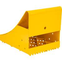 Cales-roue pour la glace, Acier, Jaune, 8-1/16" la x 10-5/8" p x 8-13/16" h Industrial Sales
