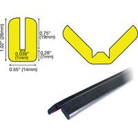 W Profile 1M Edge Protection Bumper Guard, 3.25' (0.99 m) Long Industrial Sales