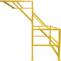 Barri&egrave;re de s&eacute;curit&eacute; pour mezzanine, 70" lo x 77" ha, 78" &eacute;lev&eacute;e, Jaune Industrial Sales