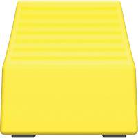 Cale de roue ultra-robuste pour l'exploitation mini&egrave;re Checkers Safety, PEHD, Jaune, 14-1/2" la x 17-1/2" p x 16" h Industrial Sales