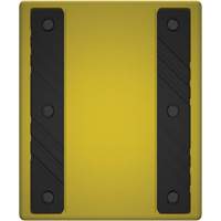 Cale de roue ultra-robuste pour l'exploitation mini&egrave;re Checkers Safety sans support, PEHD, Jaune, 14-1/2" la x 17-1/2" p x 16" h Industrial Sales