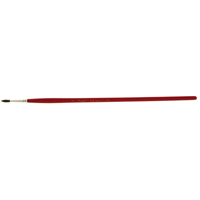Pinceau de forme ronde pour marquage, Largeur de la brosse de 9/64", Soie de chameau, Manche &agrave; Bois Industrial Sales