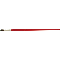 Pinceau de forme ronde pour marquage, Largeur de la brosse de 1/4", Soie de chameau, Manche &agrave; Bois Industrial Sales