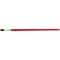 Pinceau de forme ronde pour marquage, Largeur de la brosse de 9/32", Soie de chameau, Manche &agrave; Bois Industrial Sales
