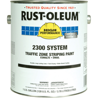 2300 System Traffic Zone Striping Paint, Yellow, Gallon Industrial Sales