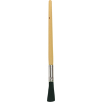 Oval Paint Brush, Bristle, Plastic Handle, 13/32" Width Industrial Sales