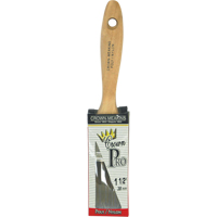 Straight Pro Paint Brush, Poly/Nylon, Wood Handle, 1-1/2" Width Industrial Sales