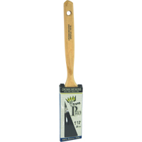 Crown Pro Straight Paint Brush, Bristle, Wood Handle, 1-1/2" Width Industrial Sales