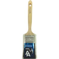 Straight Sash Paint Brush, Bristle, Wood Handle, 2" Width Industrial Sales