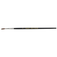 Black Pointed Bristle Artist Brush, 2.1 mm Brush Width, Camel Hair, Wood Handle Industrial Sales