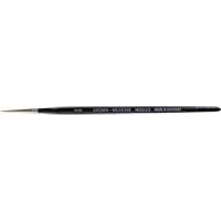 Round Artist Brush, #2/0 Brush Width, Synthetic, Wood Handle Industrial Sales
