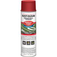 Peinture de lignage pour terrains de sport AF1600, Rouge, Canette a&eacute;rosol Industrial Sales