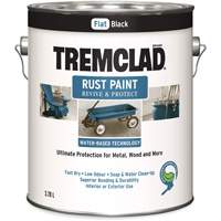 Tremclad&reg; Water-Based Rust Paint, 3.78 L, Gallon, Black Industrial Sales
