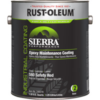 Composant de base du rev&ecirc;tement dentretien pour plancher Sierra Performance S60, 1 gal., &agrave; l'eau, Brillant, Rouge Industrial Sales