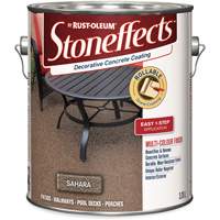 Rev&ecirc;tement de b&eacute;ton d&eacute;coratif Stoneffects, 3,78 L, Textur&eacute;, Beige Industrial Sales