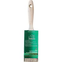 One Coat Trim & Wall Brush, White China, Wood Handle, 2" Width Industrial Sales