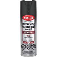 Tough Coat&reg; Advanced Paint with Rust Barrier Technology, Black, Flat Finish/Matte, 425 g, Aerosol Can Industrial Sales