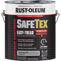 Rev&ecirc;tement d'acrylique SafeTex Easy-Tread, 1 gal., &agrave; l'eau, Plat/Textur&eacute;, Gris Industrial Sales