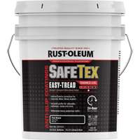Rev&ecirc;tement d'acrylique SafeTex Easy-Tread, 4 gal., &agrave; l'eau, Plat/Textur&eacute;, Noir Industrial Sales