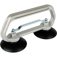 Appareils &agrave; ventouses - Ventouse double industrielle, 50 lb Capacit&eacute;, 4", Barre &agrave; tirer, 10" Longueur de la manche Industrial Sales
