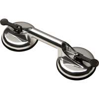 Ventouses de levage manuel - Ventouses doubles, 66 lb Capacit&eacute;, 4-5/8", Levier, 13" Longueur de la manche Industrial Sales